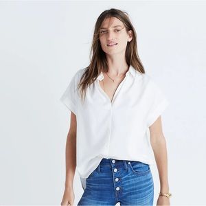 Madewell Central Shirt in Pure White